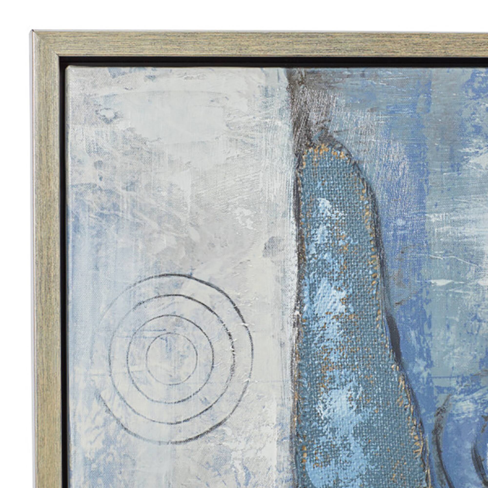 Gray Contemporary Abstract Canvas Wall Art